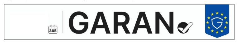 Symbol für gewerbliche Garantie