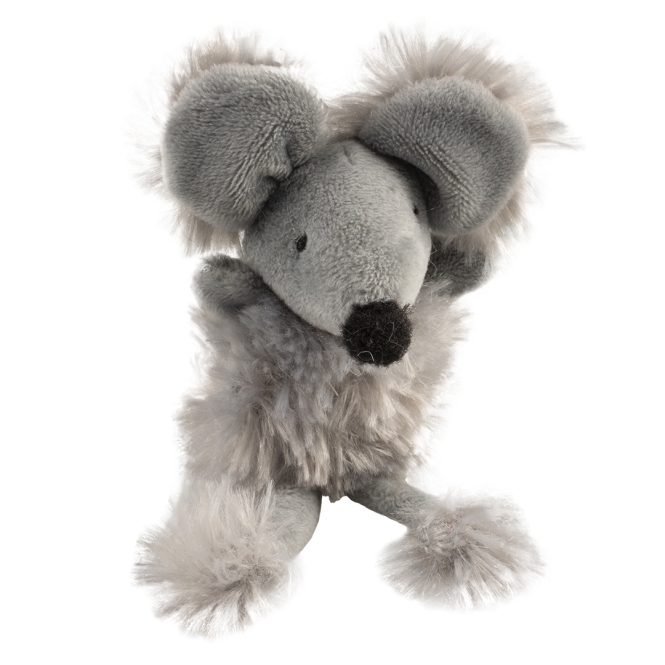 Duvoplus Cat Toy Cushy Maus mit großen Ohren - grau Duvoplus Cat Toy Cushy Maus mit großen Ohren - grau