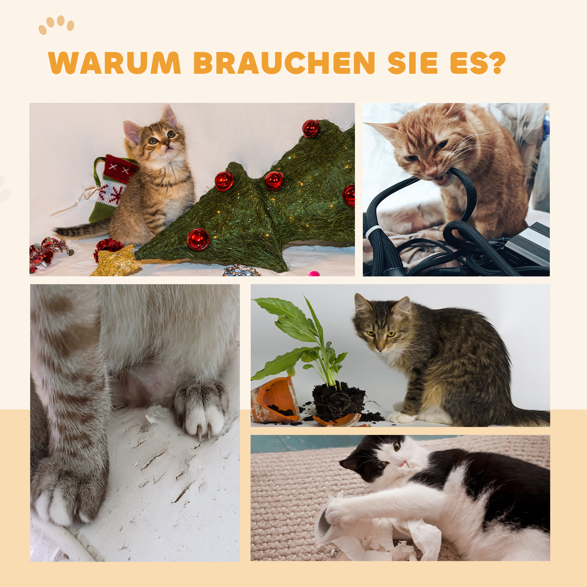 Katzenlaufrad, Laufrad für Katzen, 91 cm, mit Bremse, Kratzmatte, Katzenrad für gesunde Bewegung, Walnuss