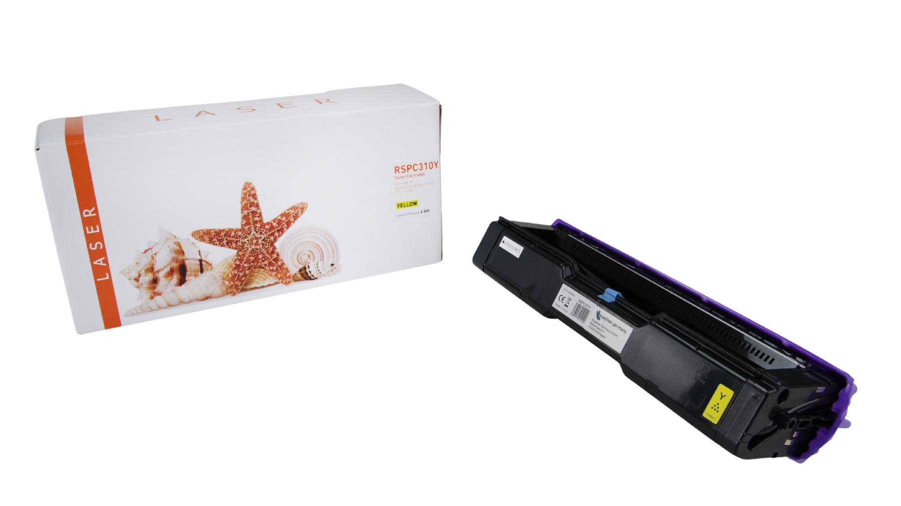 SPC310Y alternativ Toner yellow für Ricoh / 406482 / 6.000 Seiten SPC310Y alternativ Toner yellow für Ricoh / 406482 / 6.000 Seiten