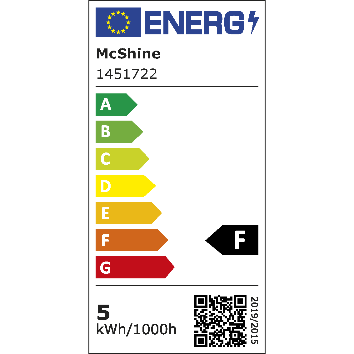 LED-Strahler McShine ''SP50-10'', GU10, 5W, 400 lm, warmweiß, 10er-Pack
