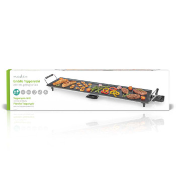 Teppanyaki-Tischgrill | Backfläche (L x B): 90 x 23 cm | 5 Wärmeeinstellungen