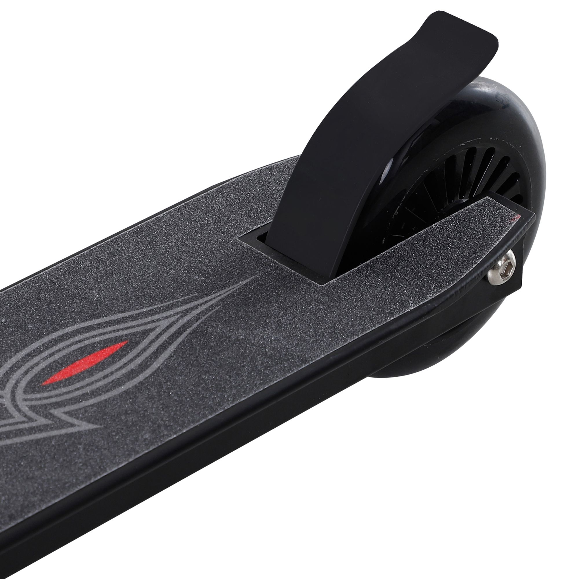 Pro Stunt Scooter für Kinder & Erwachsene, Freestyle Tretroller, 100mm Kunstleder-Räder, Aluminium Schwarz, für Tricks