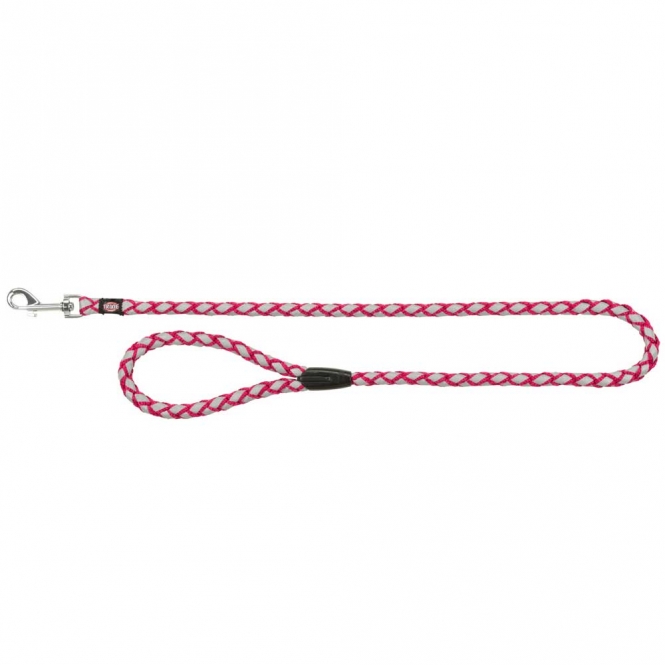 Trixie Cavo Reflect Leine - 1 m - Fuchsia / S-M