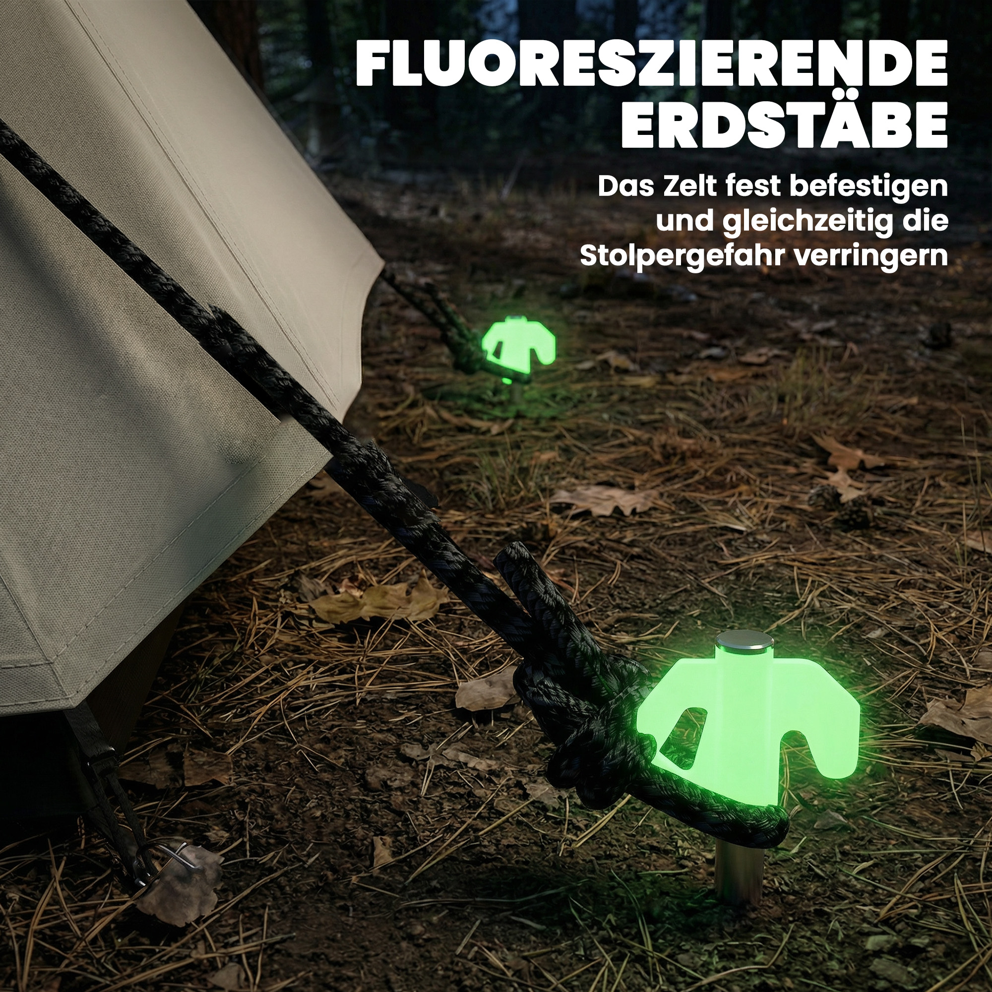 Aufblasbares Zelt 4 Personen Schneller Aufbau Outdoor Zelt für Camping mit 2 Schlafzimmern Vorraum Fenster