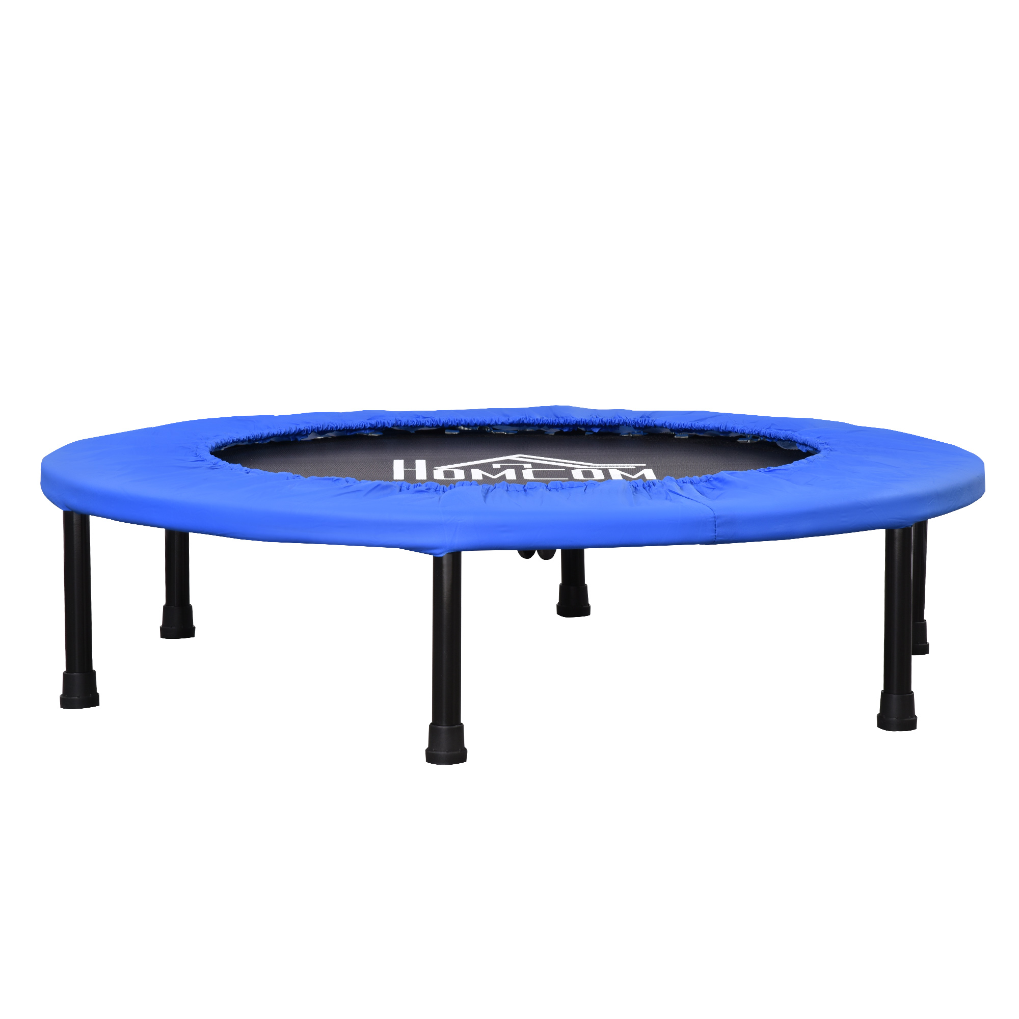 itness Trampolin Ø91 cm Mini Trampoline mit rutschfesten Füßen 100kg Belastbar Ø91 x 22,5H cm Schwarz+Blau itness Trampolin Ø91 cm Mini Trampoline mit rutschfesten Füßen 100kg Belastbar Ø91 x 22,5H cm Schwarz+Blau