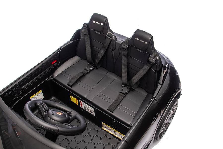 Elektro Kinderfahrzeug „Porsche Taycan Turbo S“ - schwarz