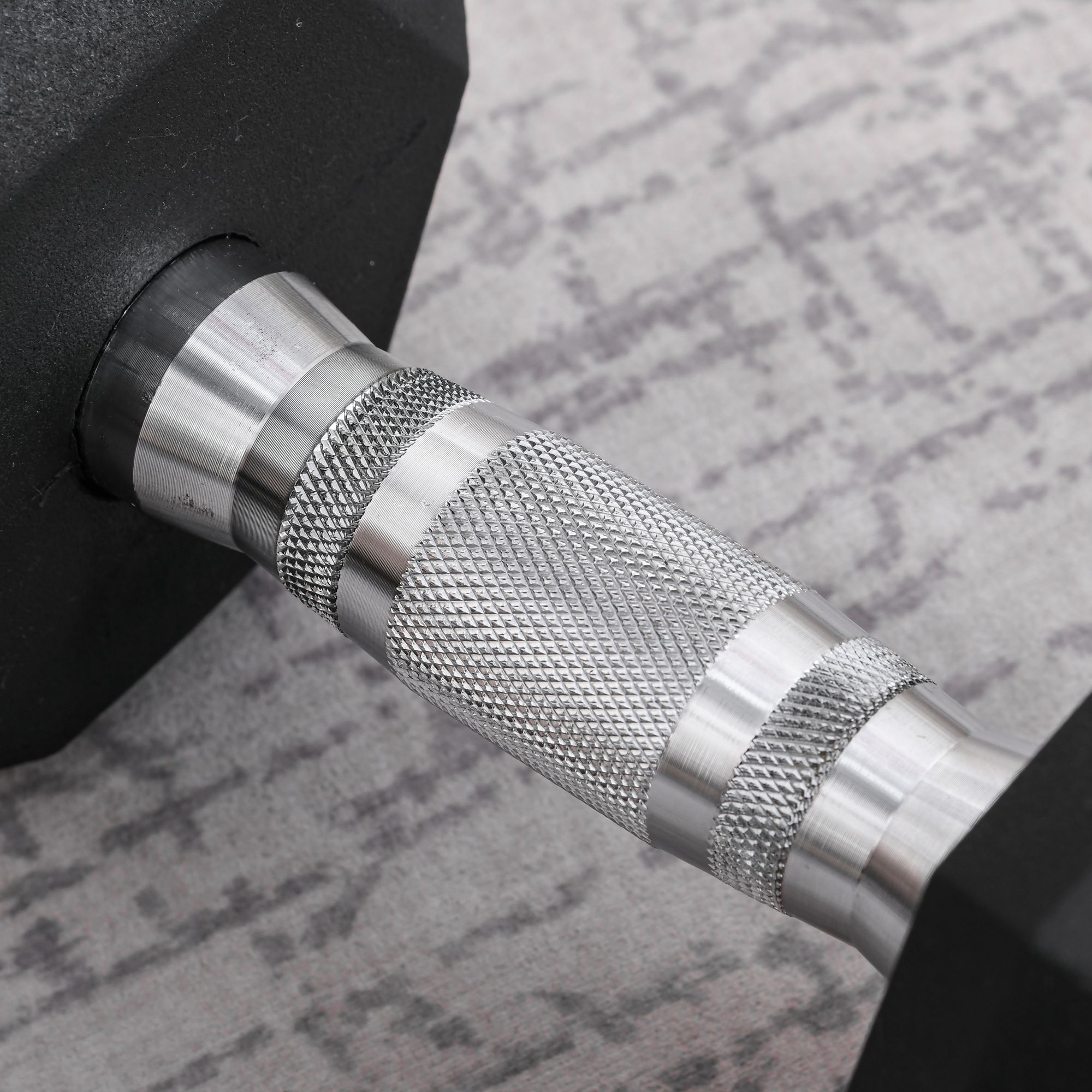 Hanteln mit gerändeltem Griff, Kurzhantel aus Gusseisen, 1 x 12,5 kg, Kurzhanteln für Männer und Frauen, Dumbbell für Zuhause, Fitnessstudio, Krafttraining