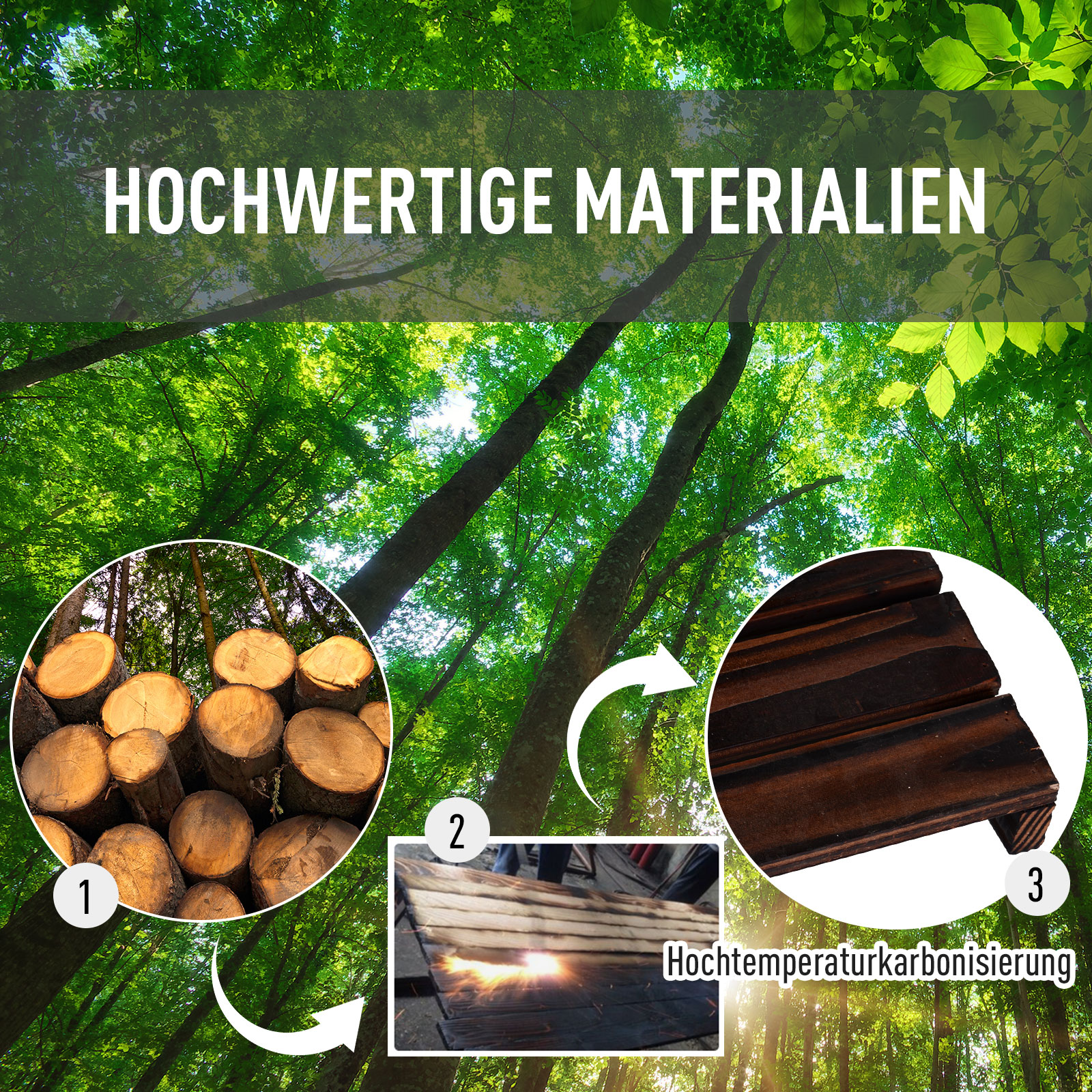 Blumentreppe 6 Regale 4 Rollen 123,5 cm × 33 cm × 80 cm Massivholz Braun 123,5 cm × 33 cm × 80 cm