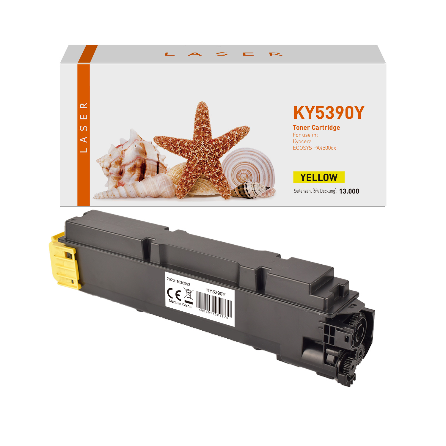 TK5390Y alternativ Toner yellow für Kyocera / TK5390Y / 13.000 Seiten