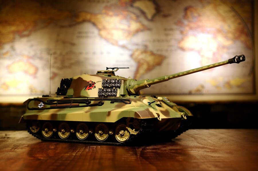 RC Panzer "Königstiger - Henschelturm"  - Metallgetriebe