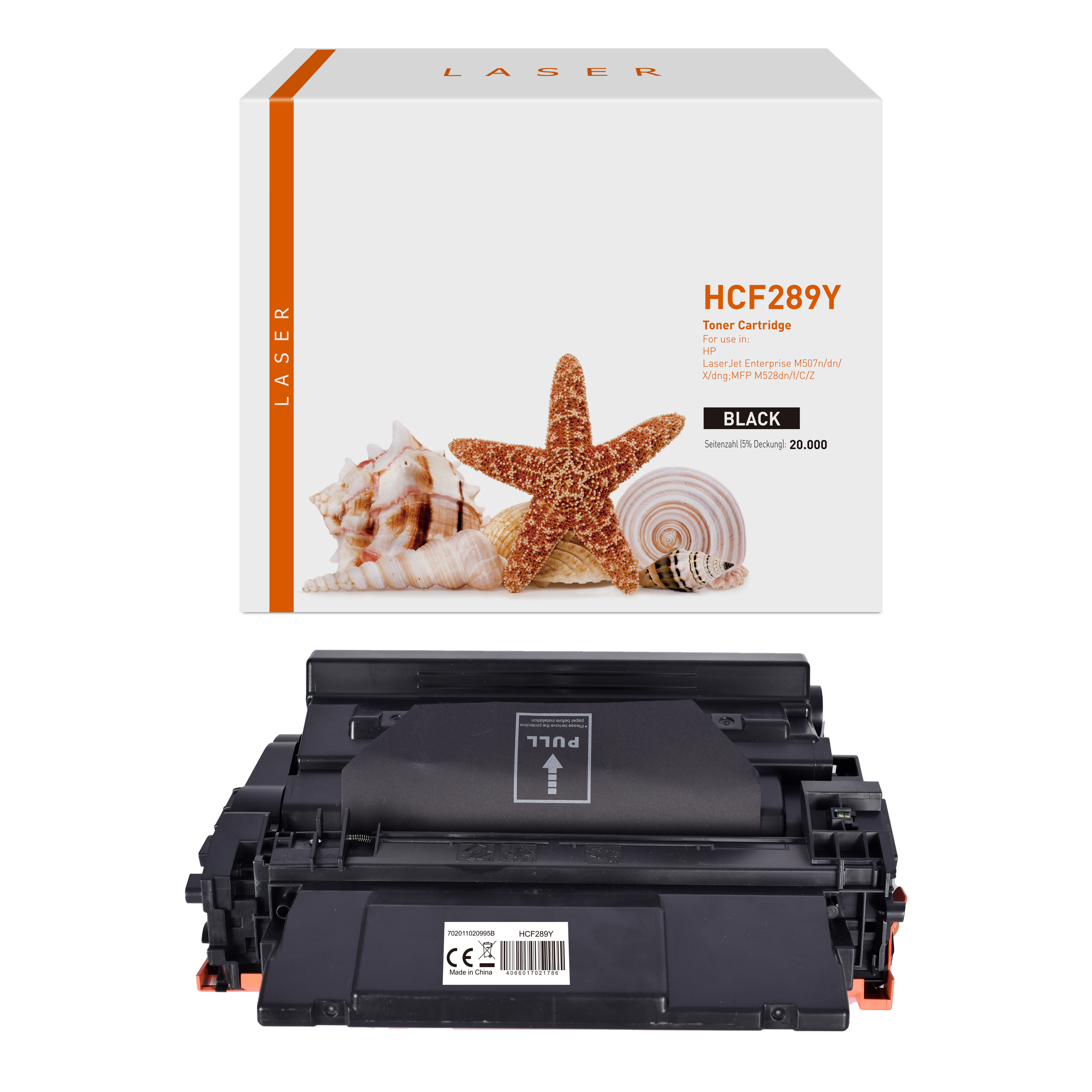CF289Y alternativ Toner schwarz für HP (shows no toner level) / CF289Y / 20.000 Seiten
