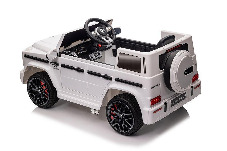 Kinderfahrzeug Mercedes G63 AMG - weiß