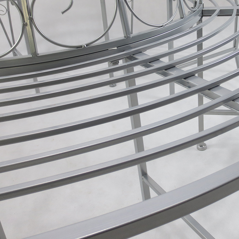 Baumbank Rundbank 360° Gartenbank Sitzbank Baum Bank Metall ?160cm