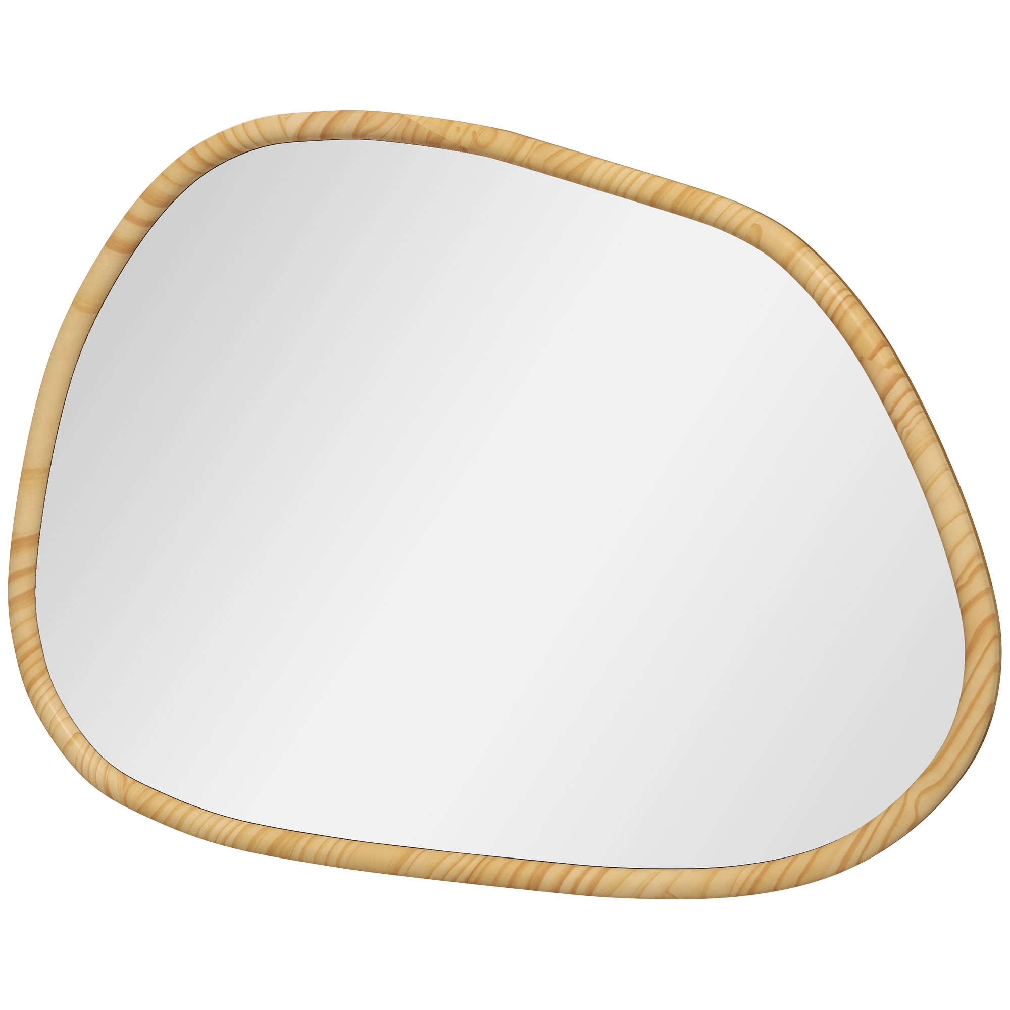 Wandspiegel Dekospiegel Spiegel, Vintage-Design, 70 cm x 2,1 cm x 50 cm, Massivholz, Natur Wandspiegel Dekospiegel Spiegel, Vintage-Design, 70 cm x 2,1 cm x 50 cm, Massivholz, Natur