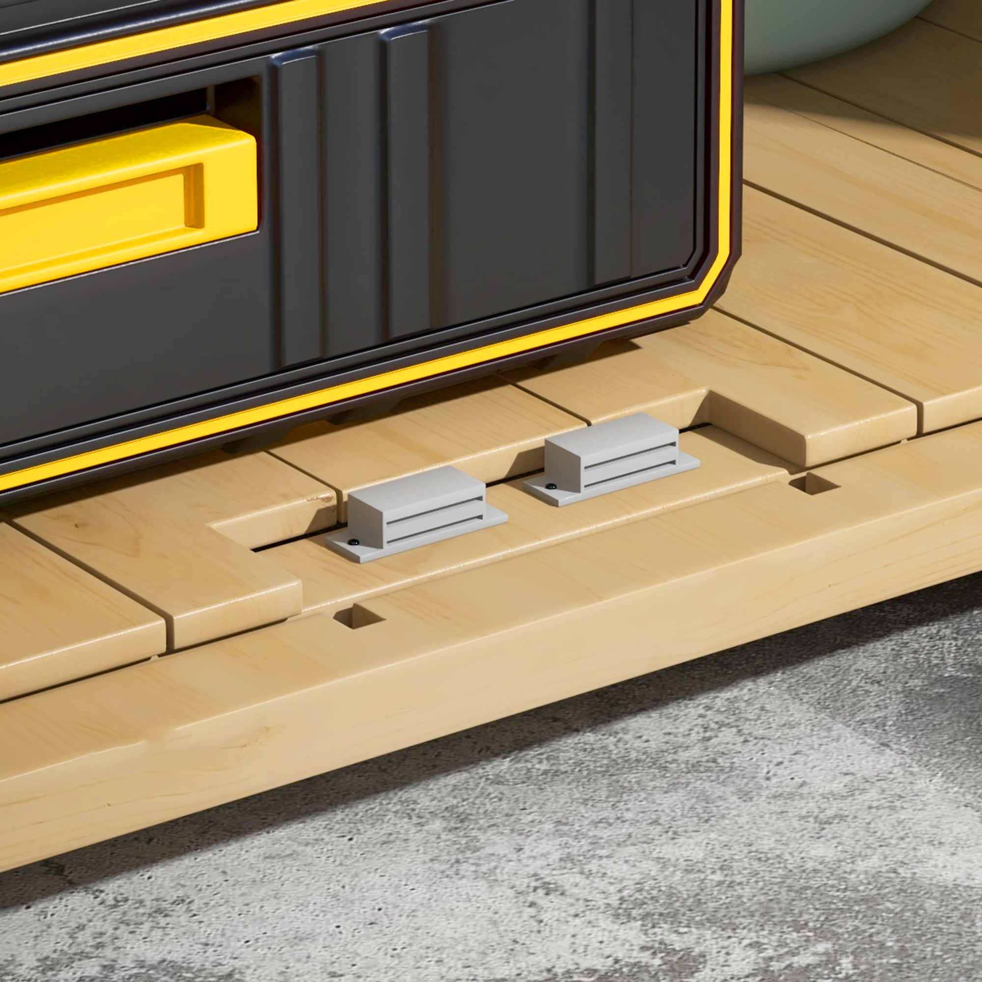 Outdoor Aufbewahrungsbox Gartenbox Kissenbox, wetterbeständig, Asphaltdach, 77,5 cm x 88 cm x 90 cm, Dunkelgrau