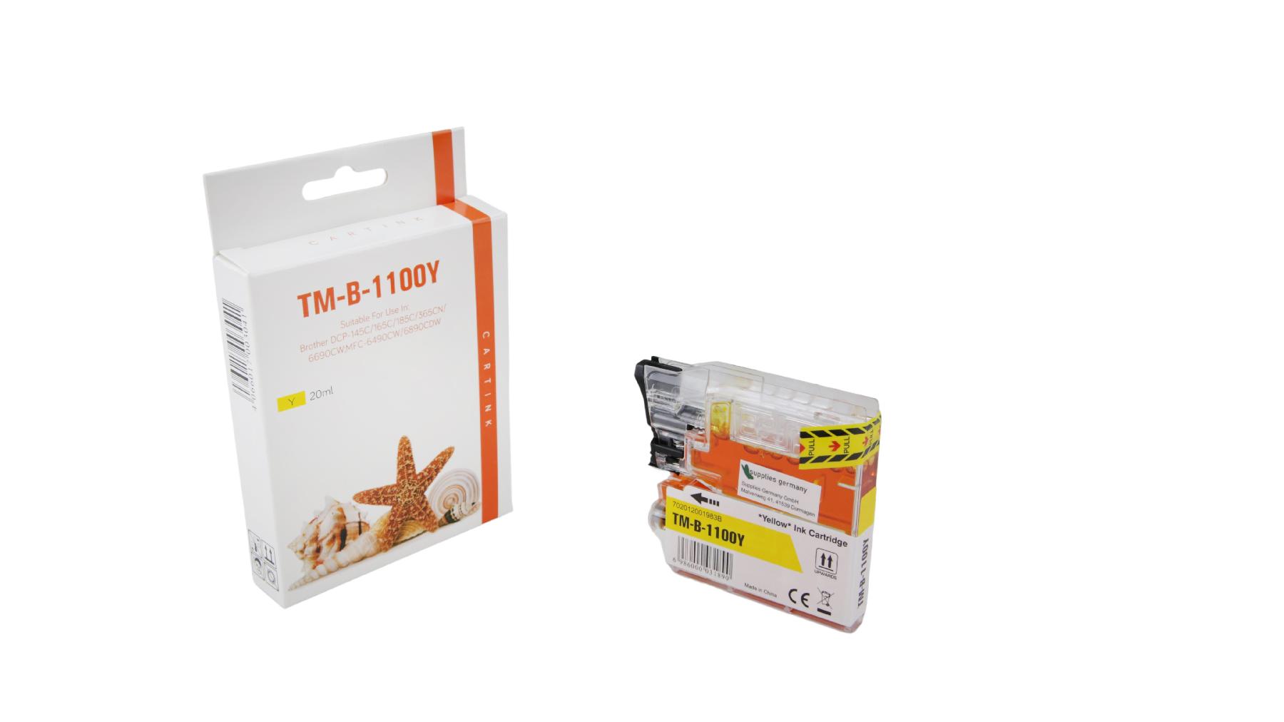 LC980/1100Y alternativ Seestern Tinte yellow / LC1100Y / 20ml