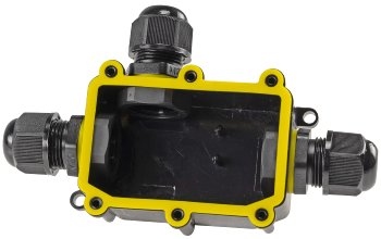 Kabelverbinderbox, 3 Anschlüsse,450V/24V, IP68, Ø 6-11mm für Erdkabel, wasserdicht