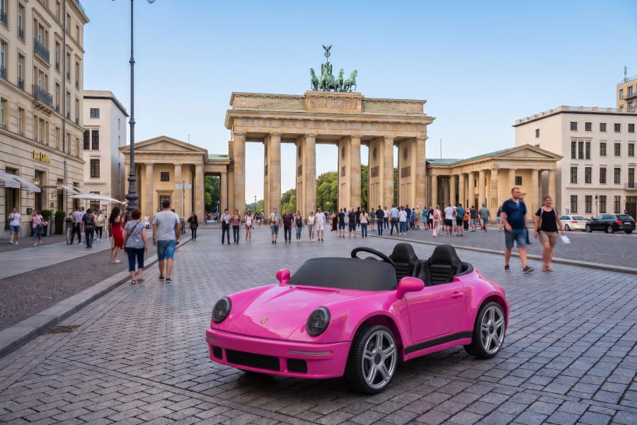 Kinderfahrzeug Porsche 911 Ruf - pink