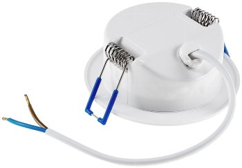 LED-Einbauleuchte "Flat-30 FR-R" 4200K, Ø85x30mm, 5W, 500lm, IP44, rund, weiß