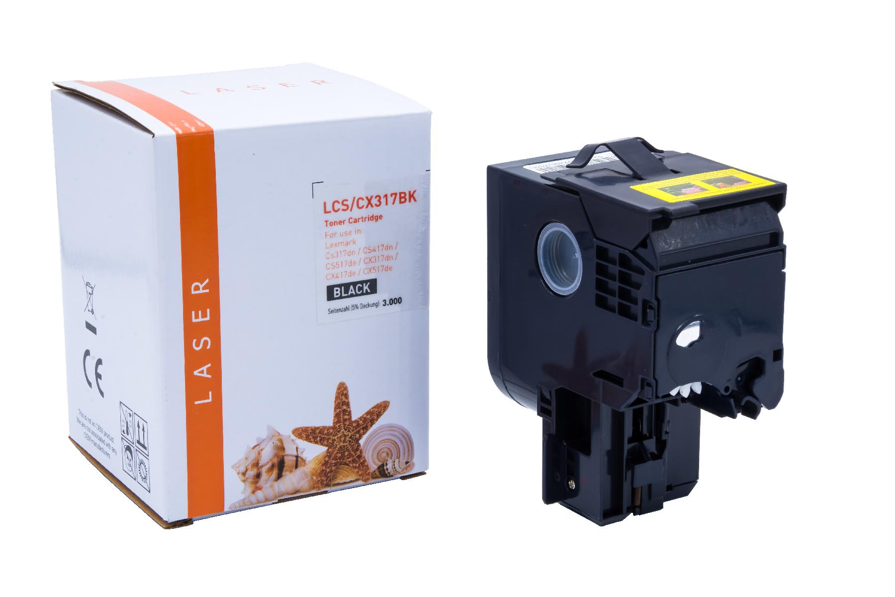 CS/CX317BK alternativ Toner black für Lexmark / 71B20K0 / 3.000 Seiten CS/CX317BK alternativ Toner black für Lexmark / 71B20K0 / 3.000 Seiten