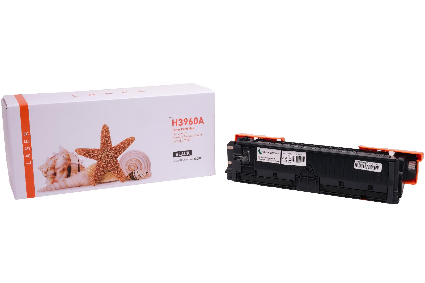 Q3960A alternativ Toner black für HP / Q3960A / 122A / 5.000 Seiten