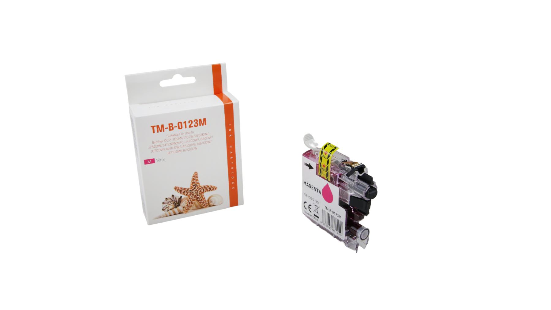 LC121/123M alternativ Seestern Tinte magenta / LC123M / 10ml LC121/123M alternativ Seestern Tinte magenta / LC123M / 10ml