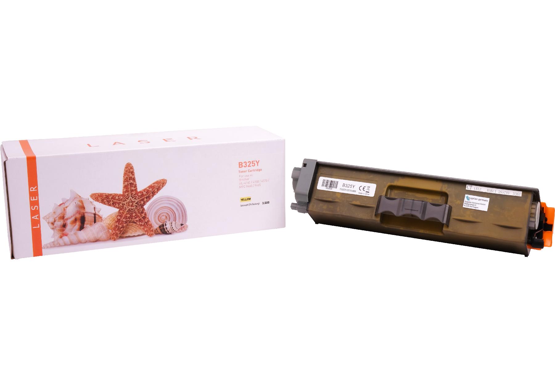 TN325Y alternativ Toner yellow für Brother  / TN325Y / 3.500 Seiten