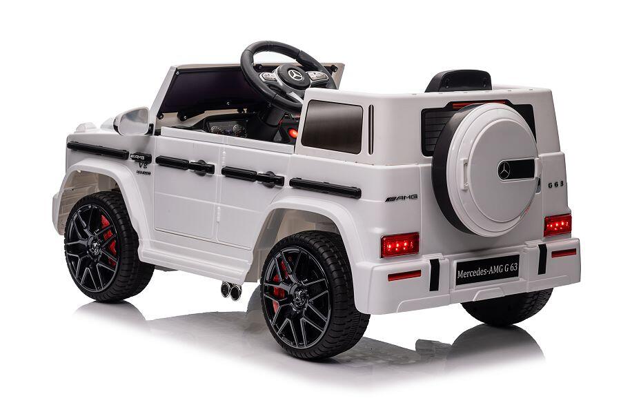 Kinderfahrzeug Mercedes G63 AMG - weiß