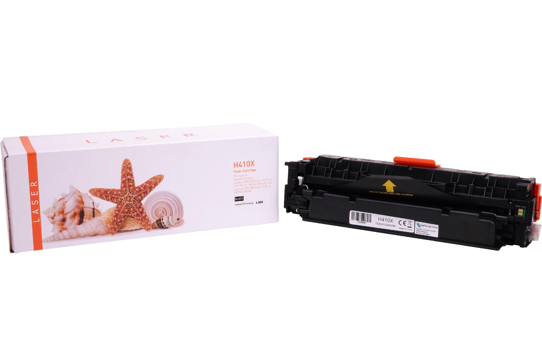 CE410X alternativ Toner black für HP  / CE410X / 305X / 4.000 Seiten