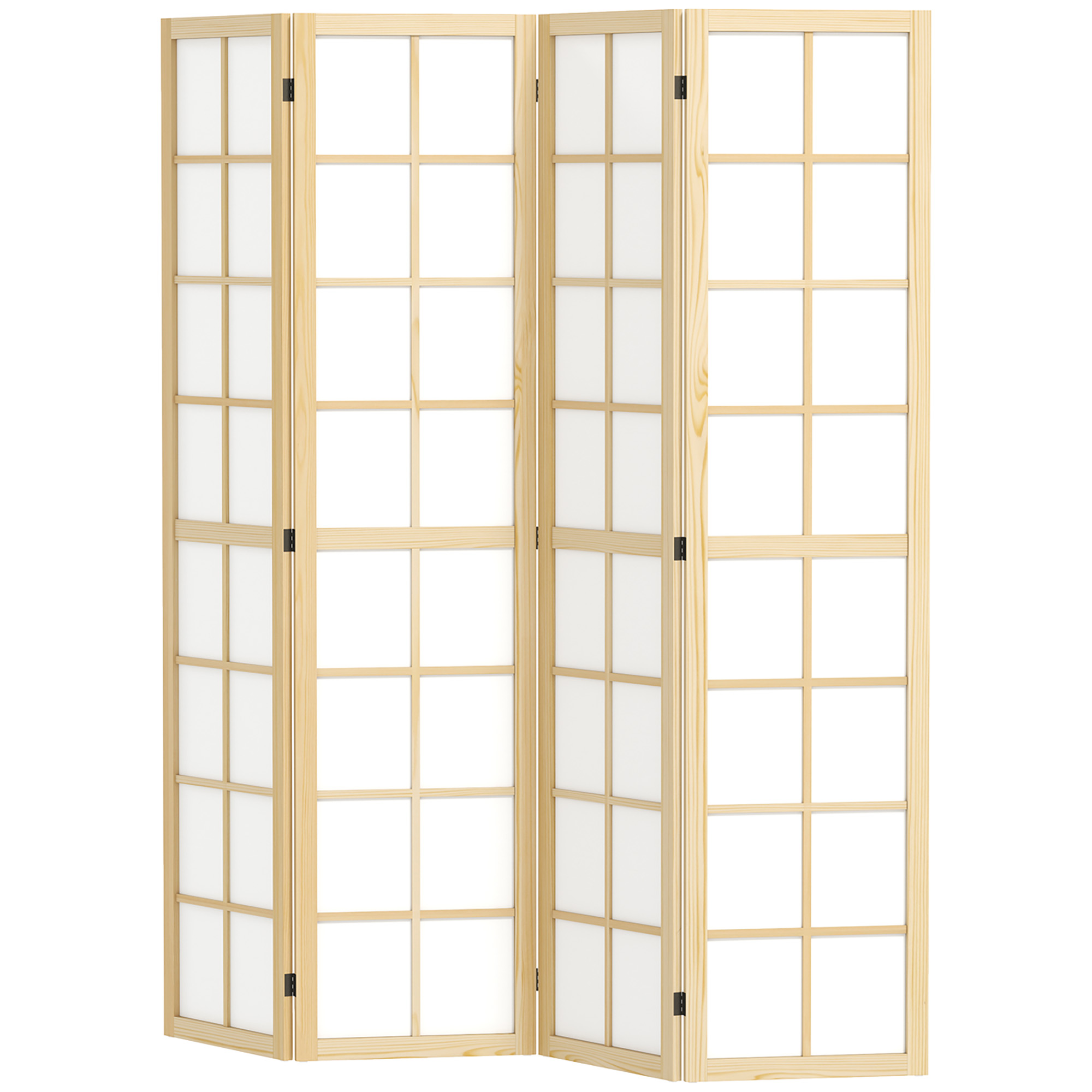 Faltbarer Raumtrenner, freistehender Sichtschutz für Wohnzimmer, Schlafzimmer, Büro, 160 x 170 cm Faltbarer Raumtrenner, freistehender Sichtschutz für Wohnzimmer, Schlafzimmer, Büro, 160 x 170 cm