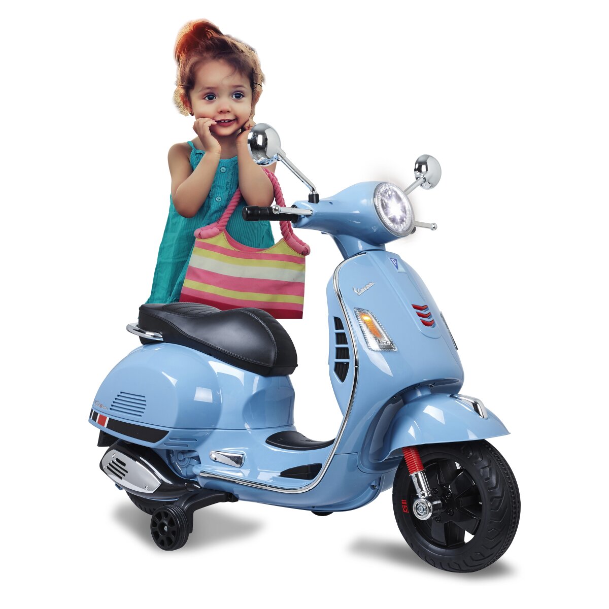 Kinderfahrzeug Vespa GTS 125 blau