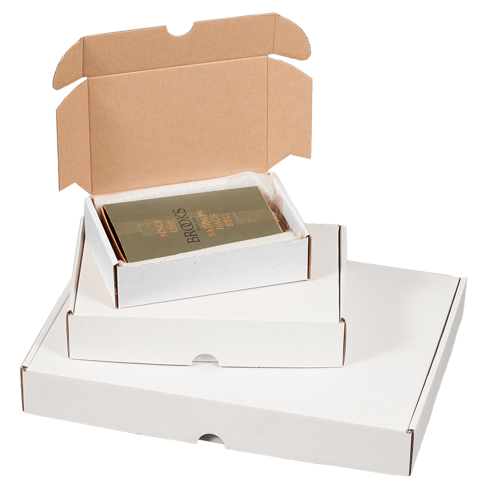 Maxibriefkarton 1, Innenmaß: 160x113x42mm, weiß, VPE25