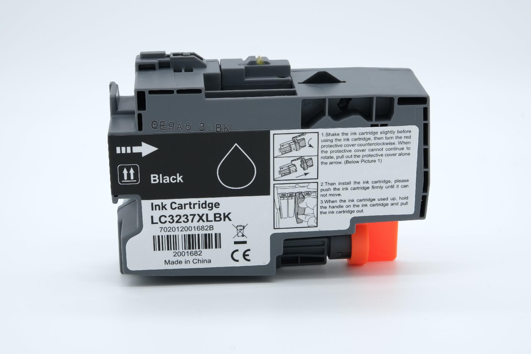 LC3237XLBK alternativ Tinte black für Brother / LC3237XLBK / 65ml