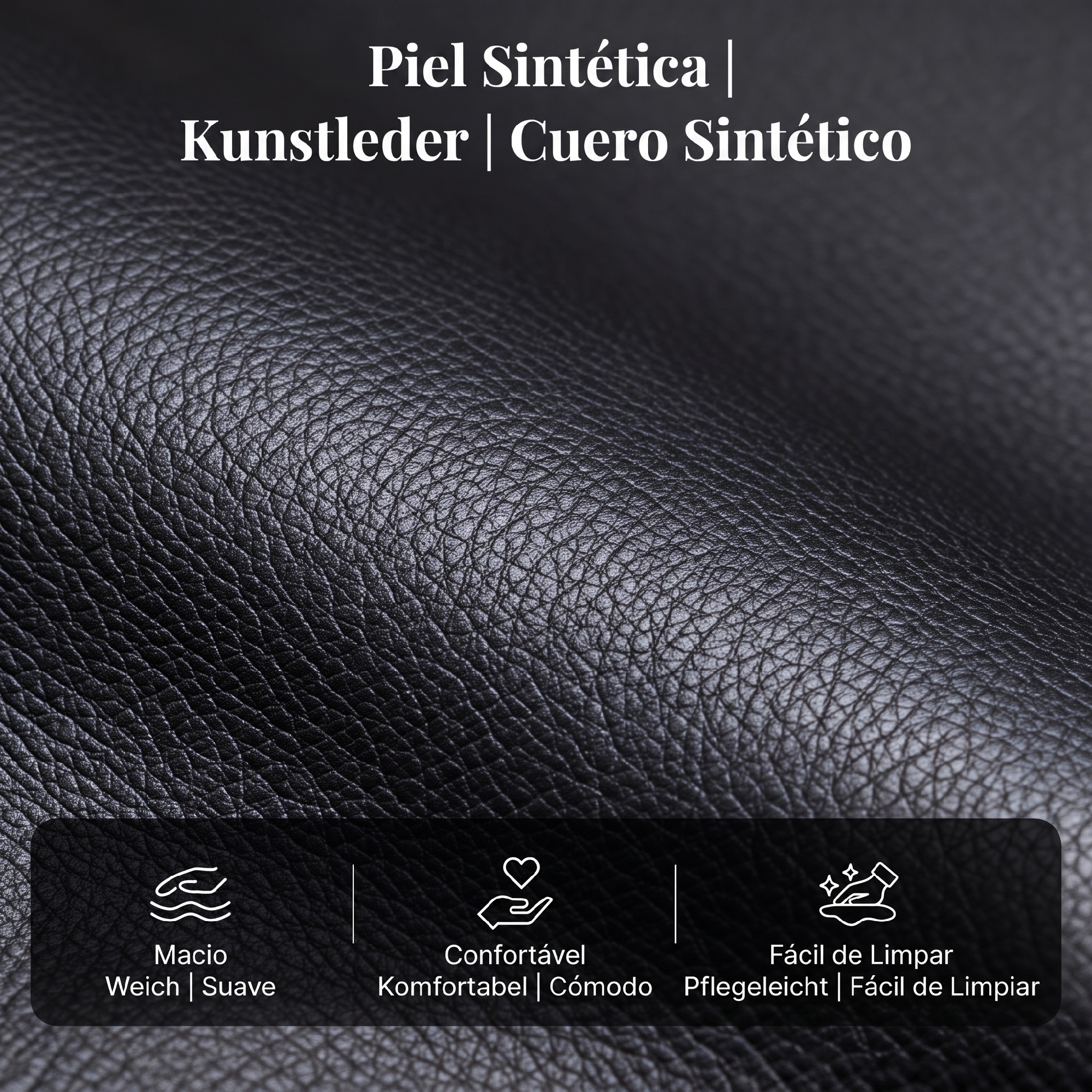 Relaxsessel Fernsehsessel mit Vibrationsmassage, Liegefunktion, 2 Massagepunkte, Fernbedienung, 68 x 88 x 98 cm Schwarz