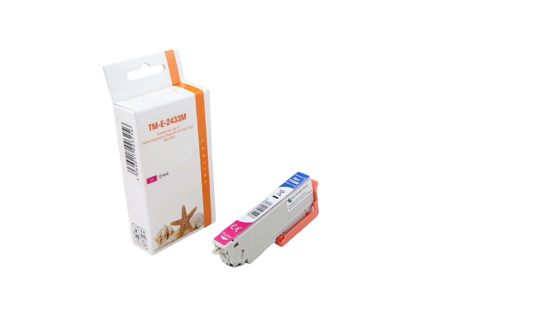 T2433XL alternativ Seestern Tinte Magenta / C13T24334010 / 12,4ml T2433XL alternativ Seestern Tinte Magenta / C13T24334010 / 12,4ml