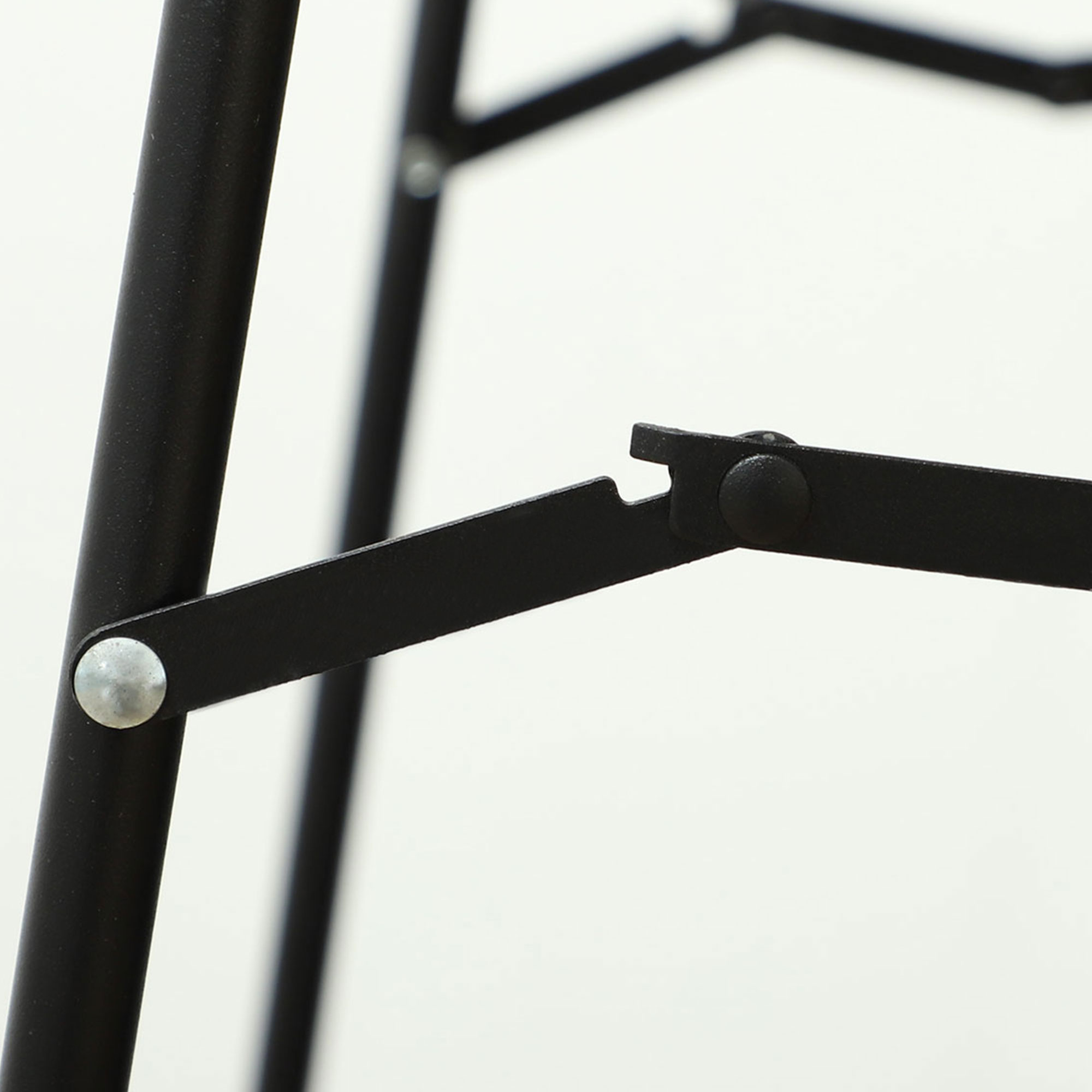 Ganzkörperspiegel, ohne Rahmen, freistehend/Wandmontage, Metallständer, 50x150 cm, Schwarz