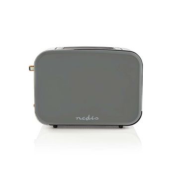 Toaster | 2 Steckplätze | Bräunungsstufen: 6 | Auftaufunktion | grau