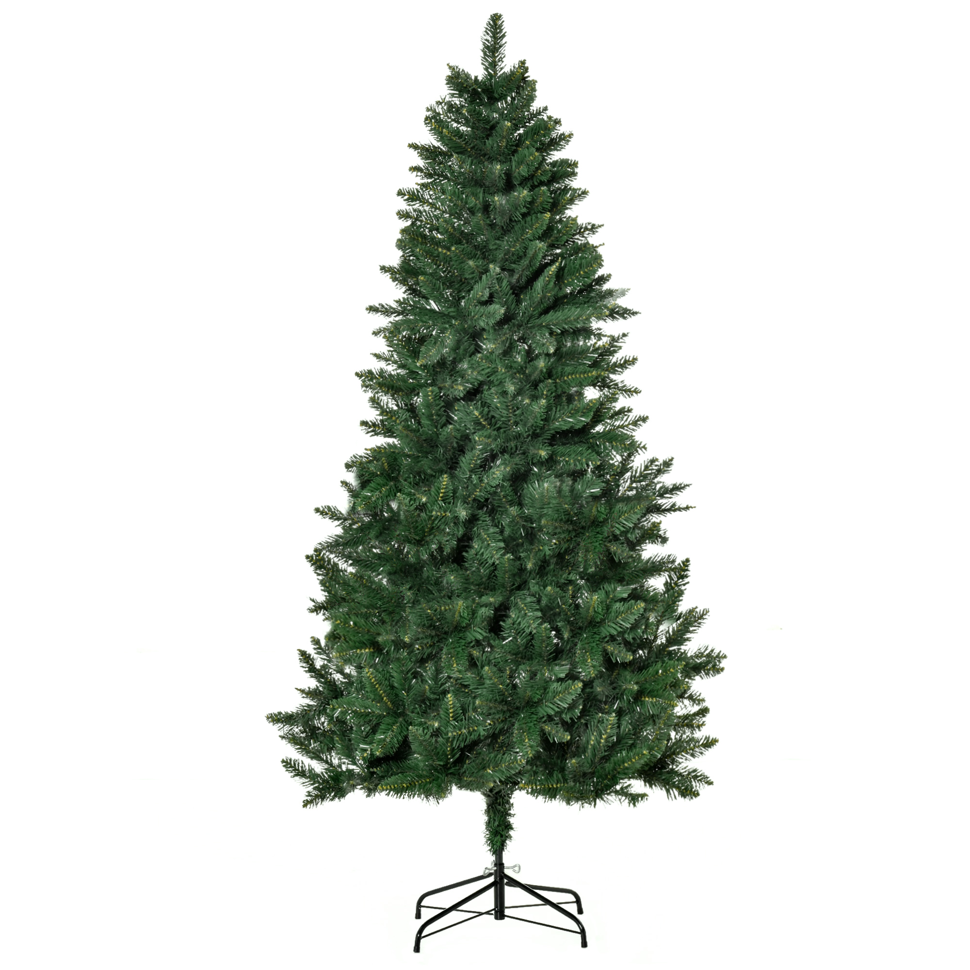 Künstlicher Weihnachtsbaum 180 cm Kieferbaum künstlich mit 724 Zweigen Metallständer für drinnen Weihnachtsbaum 180 cm Kieferbaum künstlich mit 724 Zweigen Metallständer für drinnen
