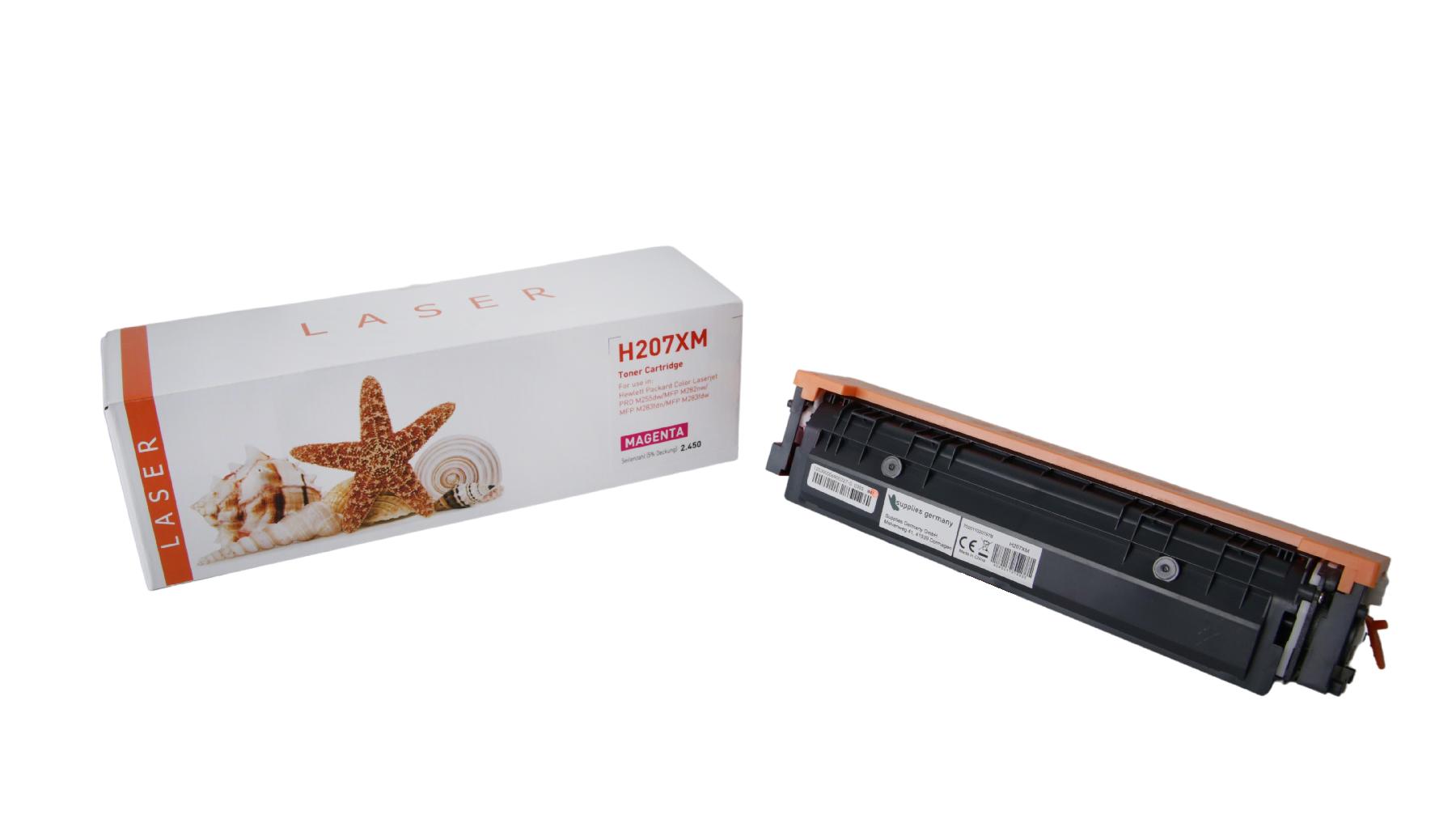 207XM alternativ Toner magenta für HP / W2213X / 2.450 Seiten