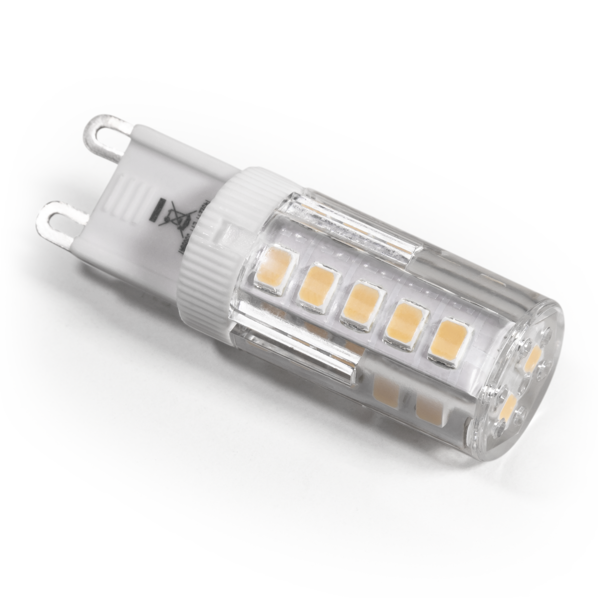 LED-Stiftsockellampe McShine, G9, 3.5W, 390lm, 3000K, warmweiß