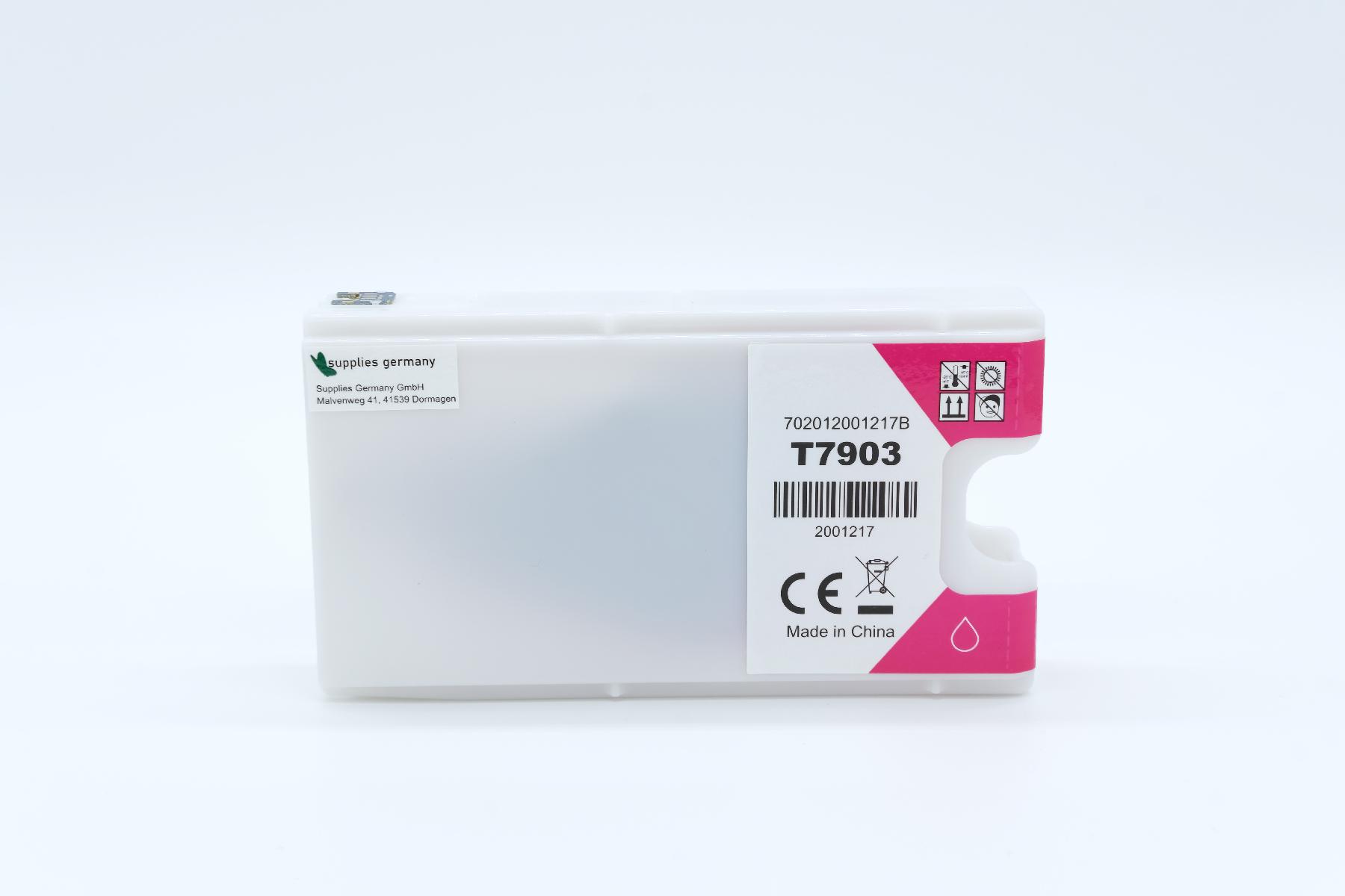 T7903 alternativ Tinte Magenta für Epson / C13T79034010 / 25ml T7903 alternativ Tinte Magenta für Epson / C13T79034010 / 25ml
