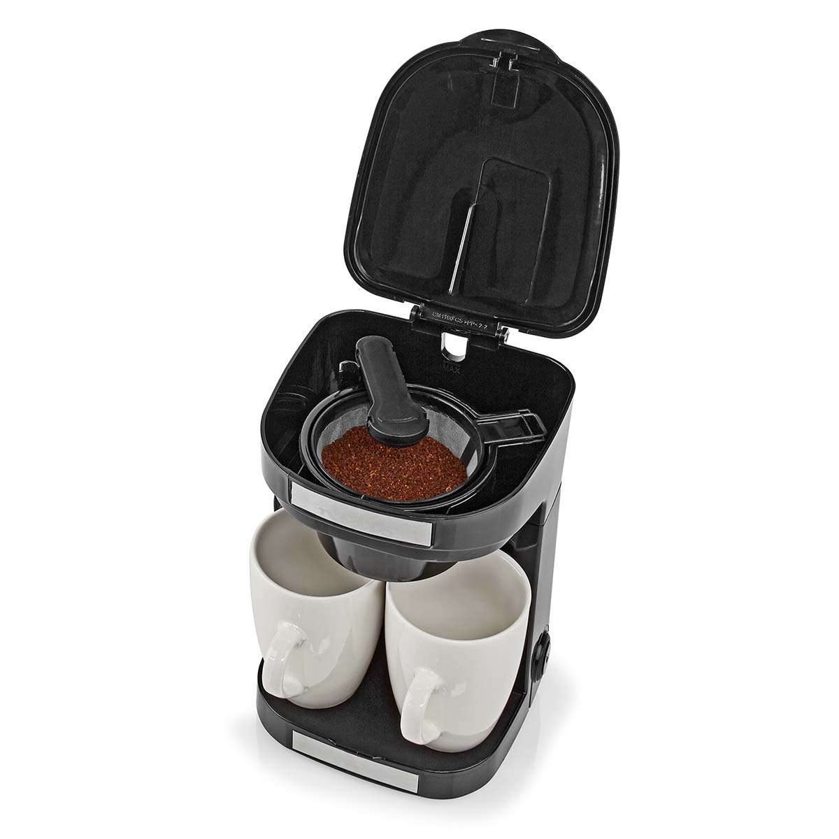 Kaffeemaschine | Filter Kaffee | 0.25 l | 2 Tassen | schwarz