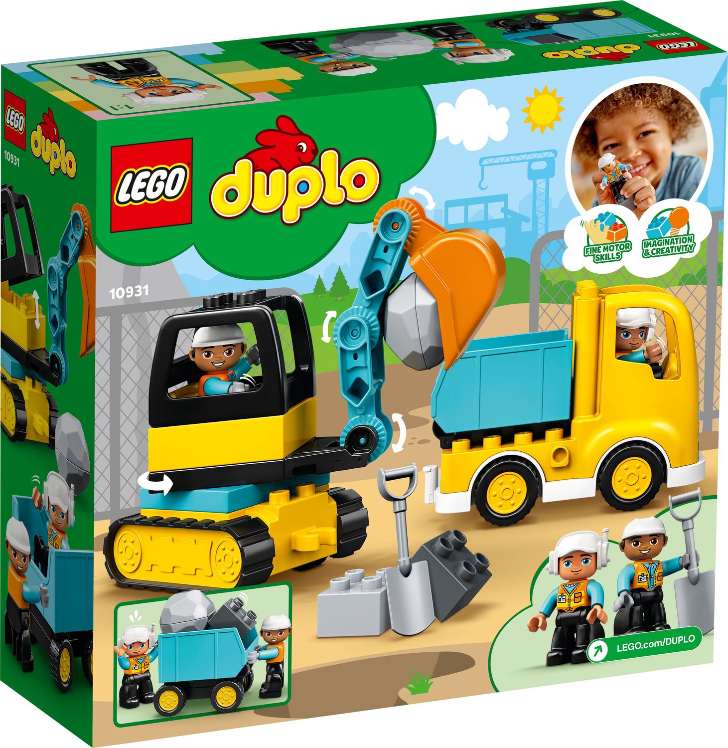 LEGO® 10931 - DUPLO Bagger und Laster (20 Teile)