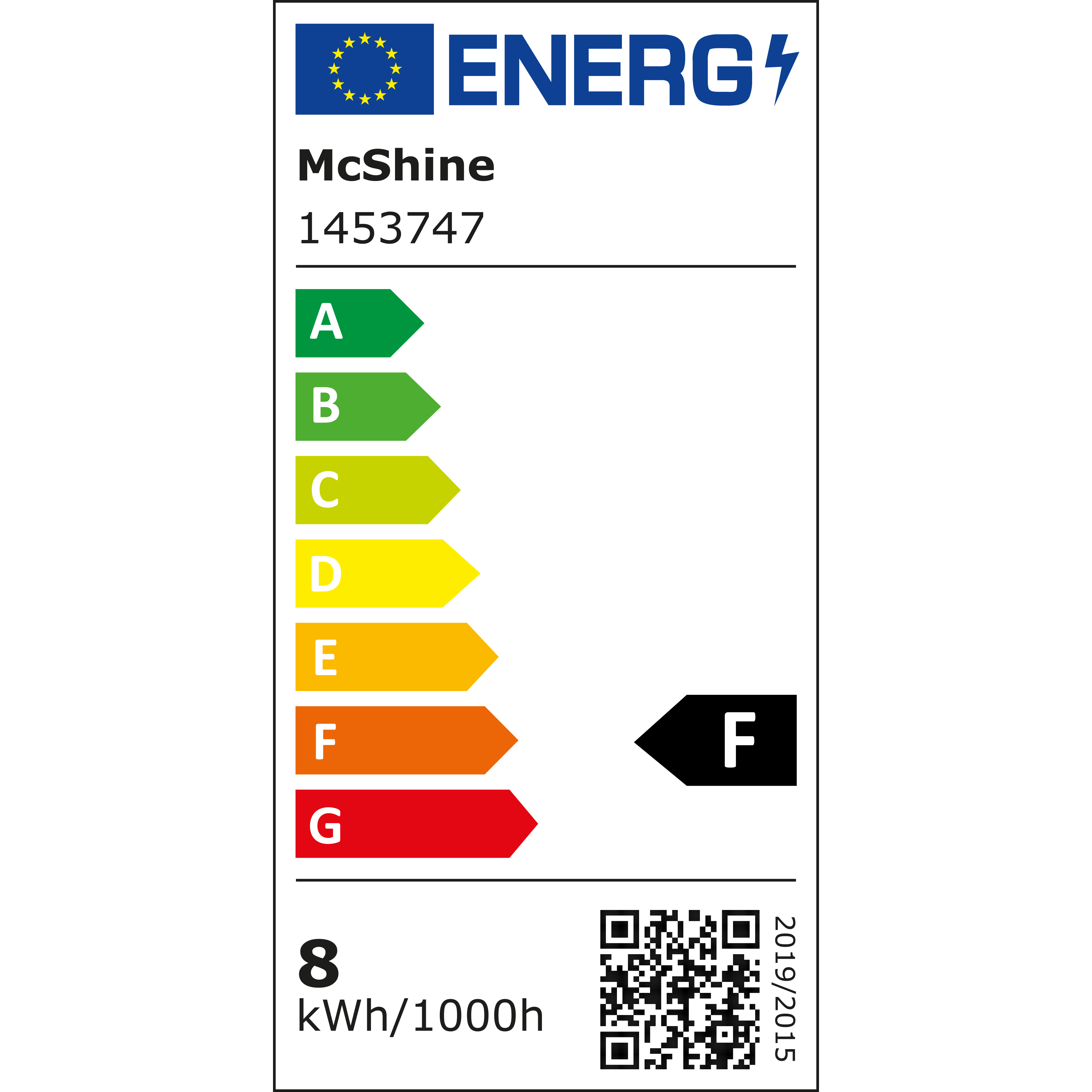 LED-Strahler McShine ''PV-MCOB'' GU10, 8W, 650lm, 38°, 3000K, warmweiß