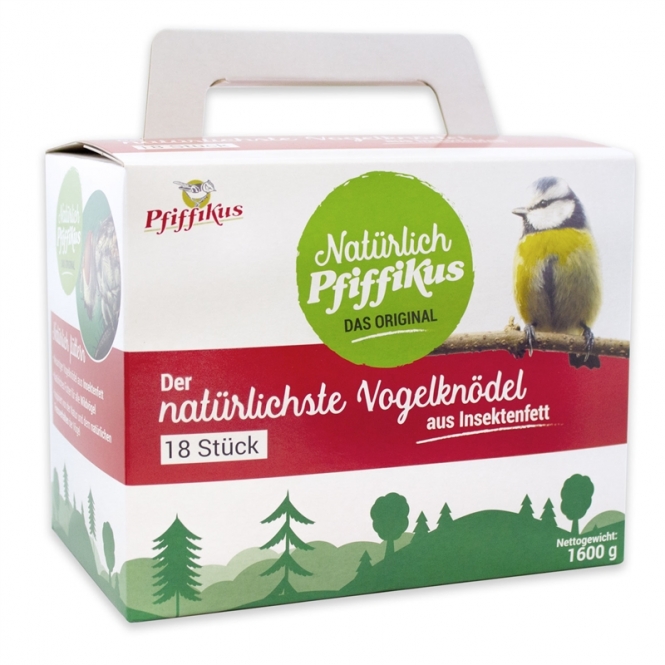 Natürlich Pfiffikus Insektenfettknödel 18er Box Natürlich Pfiffikus Insektenfettknödel 18er Box