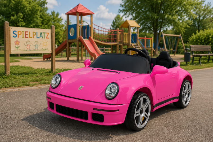 Kinderfahrzeug Porsche 911 Ruf - pink