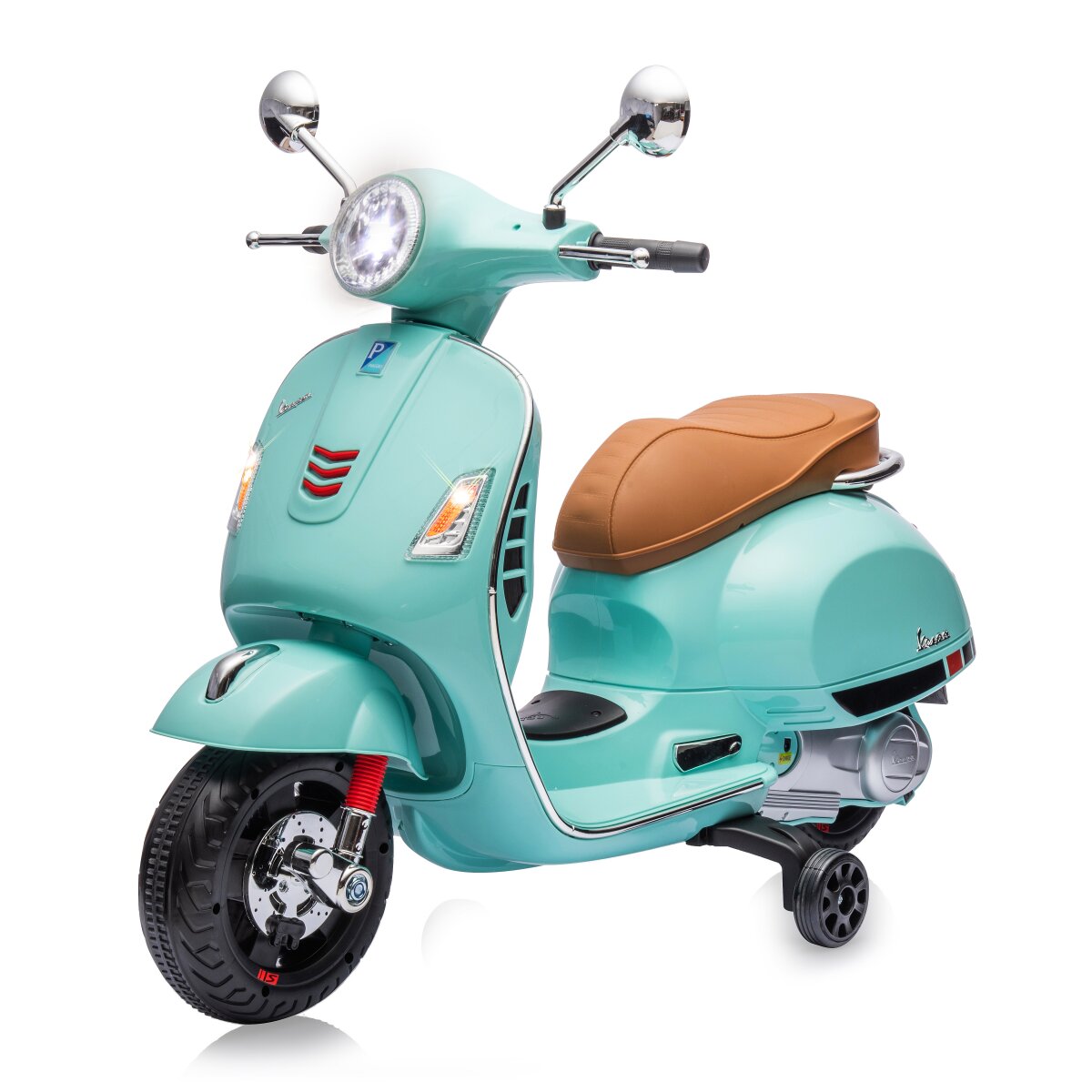 Kinderfahrzeug Vespa GTS 125 mintgrün Li-Power 12.6