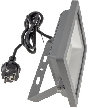 LED-Fluter SlimLine "CTF-SLT 50" silber, 50W, 5220lm, 4000K, neutralweiß, IP44