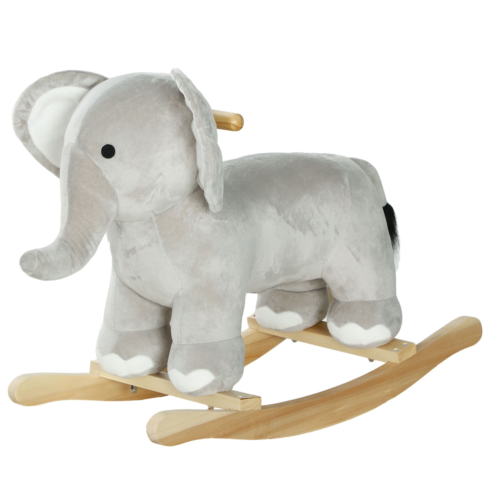 Schaukelpferd, Elefant, Soundeffekte, sichere Basis, für 2-4 Jahre, 64,5x31x52 cm, Grau Schaukelpferd, Elefant, Soundeffekte, sichere Basis, für 2-4 Jahre, 64,5x31x52 cm, Grau
